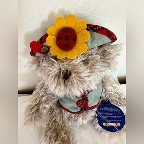 VINTAGE Blossom by Brass Button Bears With Hang Tag - All Original - Picture 2 of 5